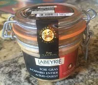 Mängden socker i Foie gras de canard entier du sud-ouest