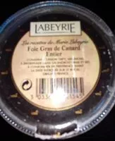 Mängden socker i Foie gras de cannard