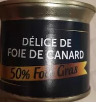 Mängden socker i Délice de foie gras