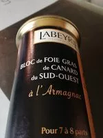 Mängden socker i Bloc foie gras de canard à l'armagnac