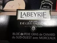 Mängden socker i Bloc foie gras canard