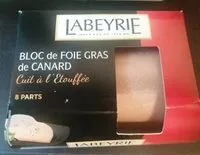 Mängden socker i Bloc de foie gras de canard