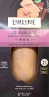 Mängden socker i Le sublime foie gras de canard entier