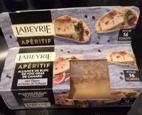 Mängden socker i Bloc de foie gras de canard