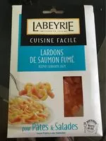 Mängden socker i Lardons de saumon fumé