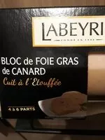 Mängden socker i Bloc de foie gras de canard