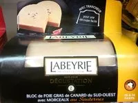 Mängden socker i Bloc de foie gras de canard du Sud-Ouest avec morceaux au Sauternes