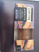 Mängden socker i Délice de canard 20% de foie gras et figues