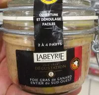 Mängden socker i Foie Gras de Canard Entier du Sud-Ouest