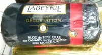 Mängden socker i Bloc de foie gras de canard du Sud-Ouest avec morceaux