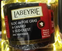 Mängden socker i Bloc de foie gras de canard du Sud-Ouest avec morceaux