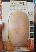 Mängden socker i Foie gras de canard entier