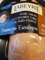 Mängden socker i foie gras de canard cru du sud-ouest
