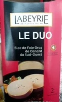 Mängden socker i Le Duo bloc de foie gras de canard du Sud-Ouest