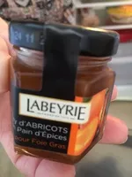 Mängden socker i Chutney d'abricots façon Pain d'Epices