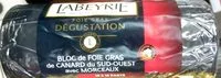 Mängden socker i Bloc de foie gras de canard du Sud-Ouest avec morceaux