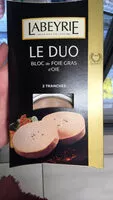 Mängden socker i Le duo-bloc de foie gras d'oie
