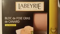 Mängden socker i Bloc de foie gras de canard au muscat