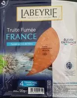 Mängden socker i Truite fumée France