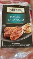 Mängden socker i Magret de canard