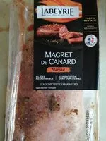 Mängden socker i Magret de canard mariné aux 3 poivres