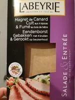 Mängden socker i Magret de canard cuit aux 4 épices