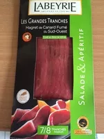 Mängden socker i Magret canard fumé Labeyrie