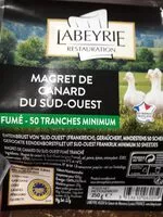 Mängden socker i Magret de canard fumé