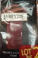 Mängden socker i Magrets de canard fumé