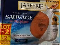 Mängden socker i Saumon Fume Sauvage du Pacifique