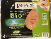 Mängden socker i Saumon fumé Bio - Doux et Equilibré (4 tranches)