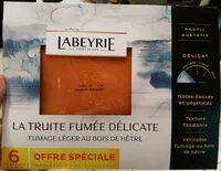 Mängden socker i Truite fumée délicate