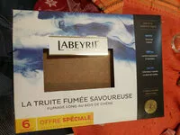 Mängden socker i Truite de Mer Fumage long, 6 Tranches