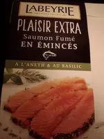 Mängden socker i Saumon fumé en émincés