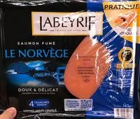Mängden socker i SAUMON ATLANTIQUE DE NORVEGE FUME 4 TRANCHES