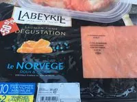 Mängden socker i Saumon fumé le Norvège