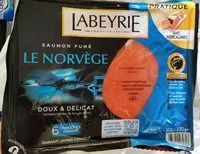 Mängden socker i Saumon fumé le Norvège