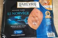 Mängden socker i Saumon fumé Le Norvège