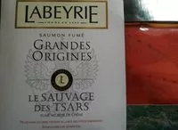 Mängden socker i Saumon fumé grandes origines