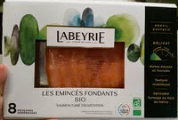 Mängden socker i Emincés saumon fumé