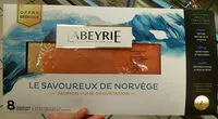 Mängden socker i Saumon fumé Le Norvège Labeyrie