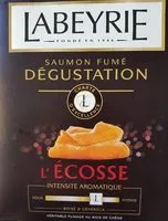 Mängden socker i Saumon fumé dégustation (elevage)