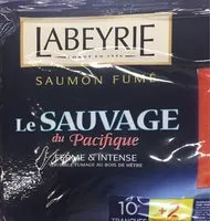Mängden socker i Saumon fume le sauvage du Pacifique