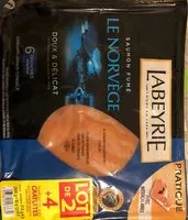 Mängden socker i Saumon Fumé Le Norvège