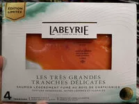 Mängden socker i Saumon fumé a bois de châtaigner