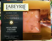 Mängden socker i Saumon fumé Highlands d'Ecosse