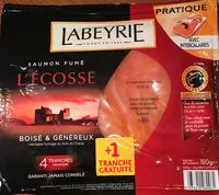 Mängden socker i Saumon fume d'ecosse 4 tranches 140g labeyrie