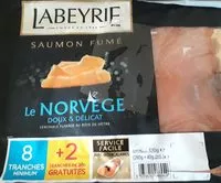 Mängden socker i Le Norvège doux et délicat