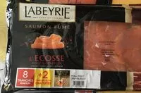 Mängden socker i Saumon fumé Ecosse