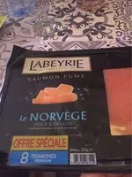 Mängden socker i Saumon Le norvege